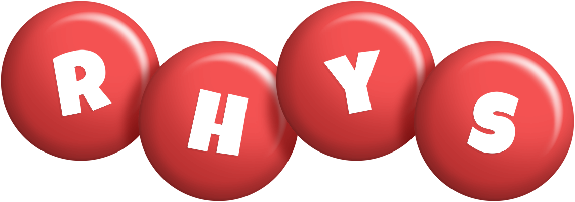 Rhys candy-red logo