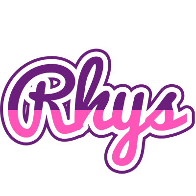 Rhys cheerful logo