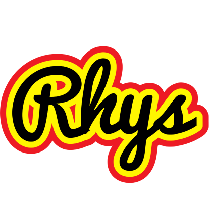 Rhys flaming logo