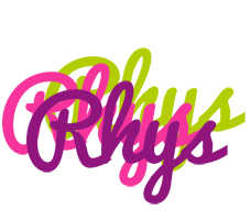 Rhys flowers logo