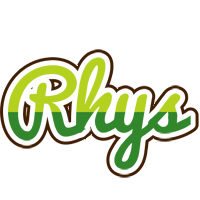 Rhys golfing logo