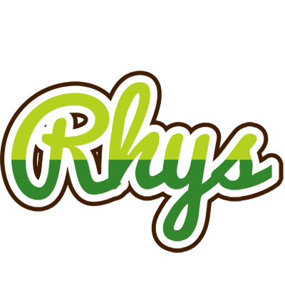 Rhys golfing logo
