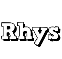 Rhys snowing logo