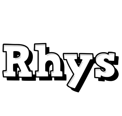Rhys snowing logo