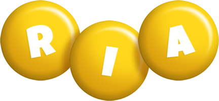 Ria candy-yellow logo