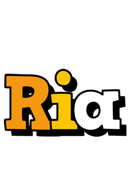 Ria cartoon logo