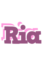 Ria relaxing logo