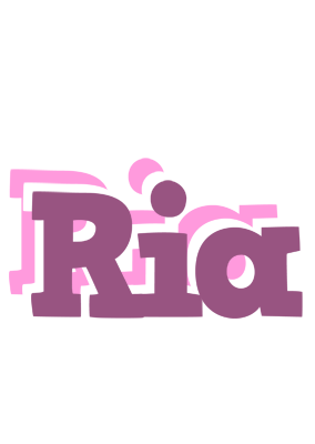 Ria relaxing logo