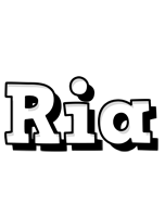 Ria snowing logo