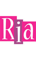Ria whine logo