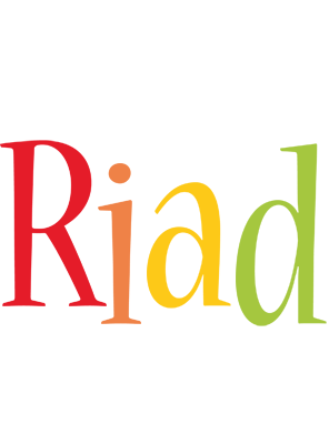 Riad birthday logo