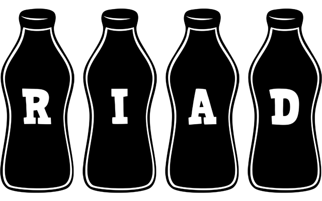 Riad bottle logo