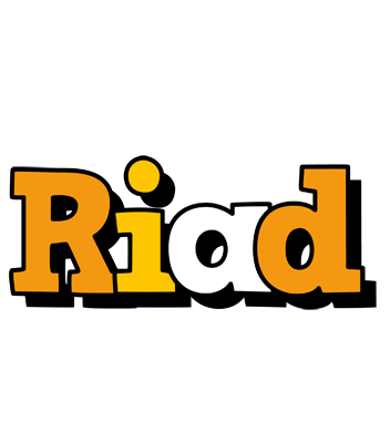 Riad cartoon logo