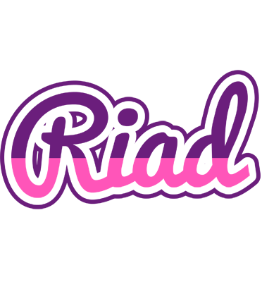 Riad cheerful logo