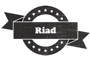 Riad grunge logo