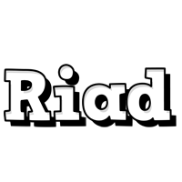 Riad snowing logo