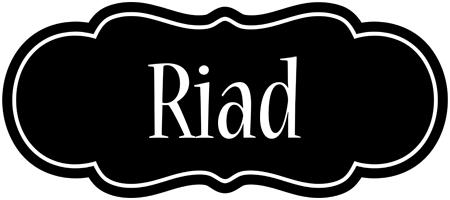 Riad welcome logo