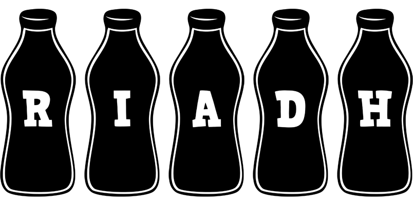 Riadh bottle logo