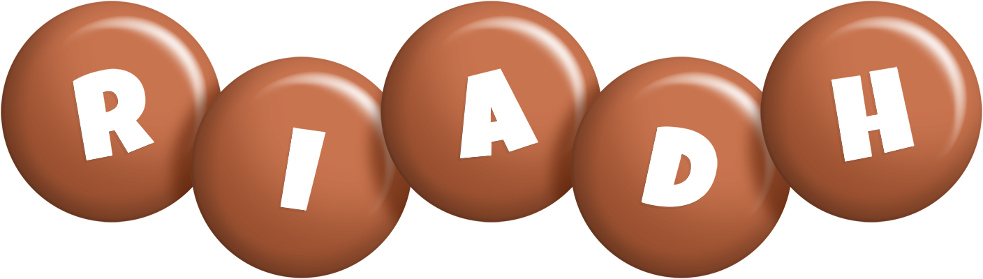 Riadh candy-brown logo
