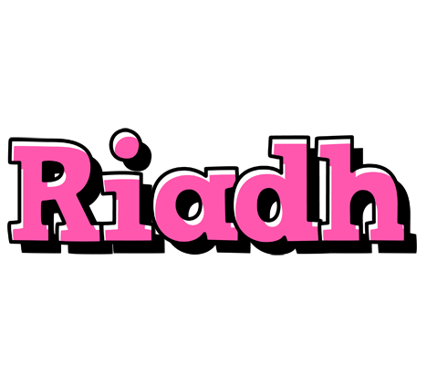Riadh girlish logo