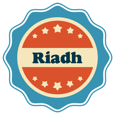 Riadh labels logo