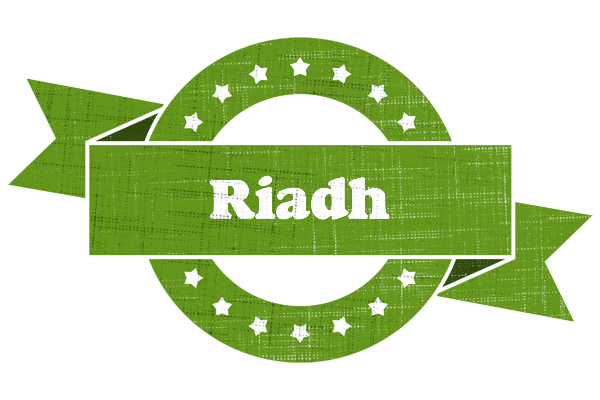 Riadh natural logo