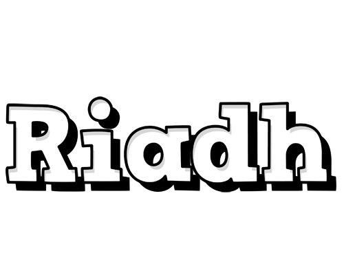 Riadh snowing logo