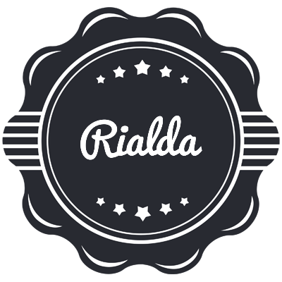 Rialda badge logo