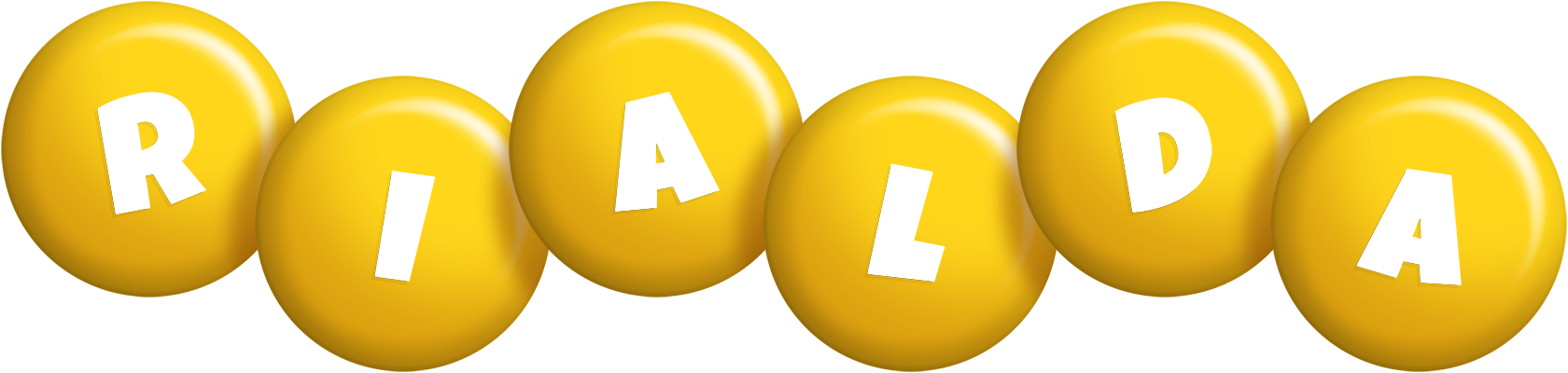 Rialda candy-yellow logo