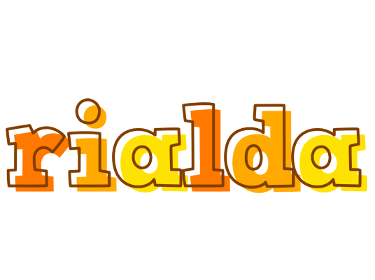 Rialda desert logo