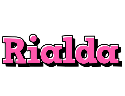 Rialda girlish logo