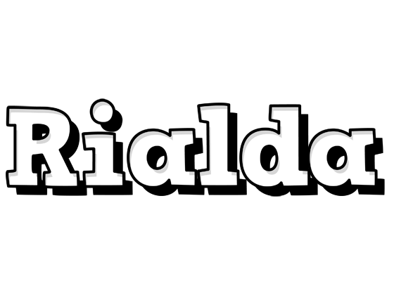 Rialda snowing logo