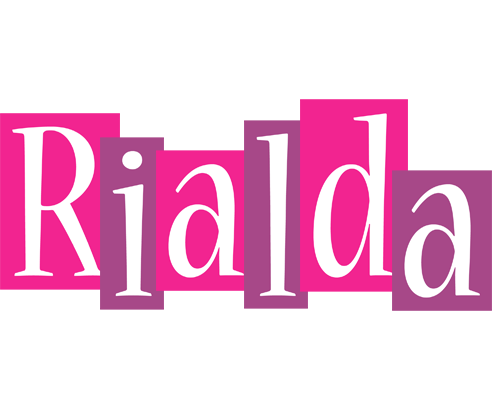 Rialda whine logo