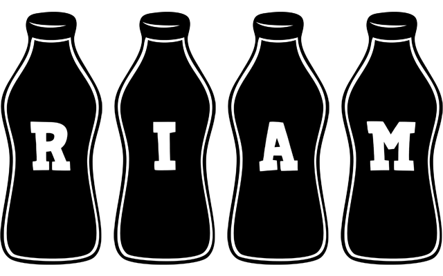 Riam bottle logo