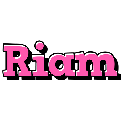 Riam girlish logo
