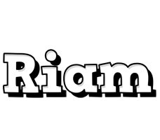 Riam snowing logo