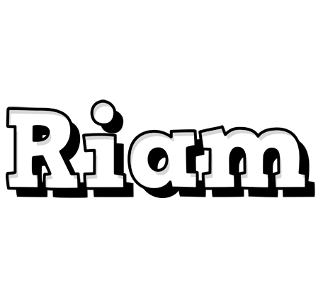 Riam snowing logo