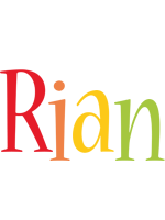 Rian birthday logo