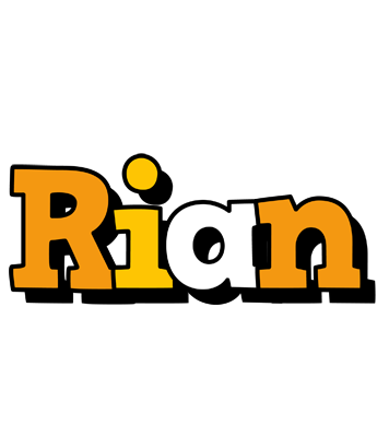 Rian cartoon logo