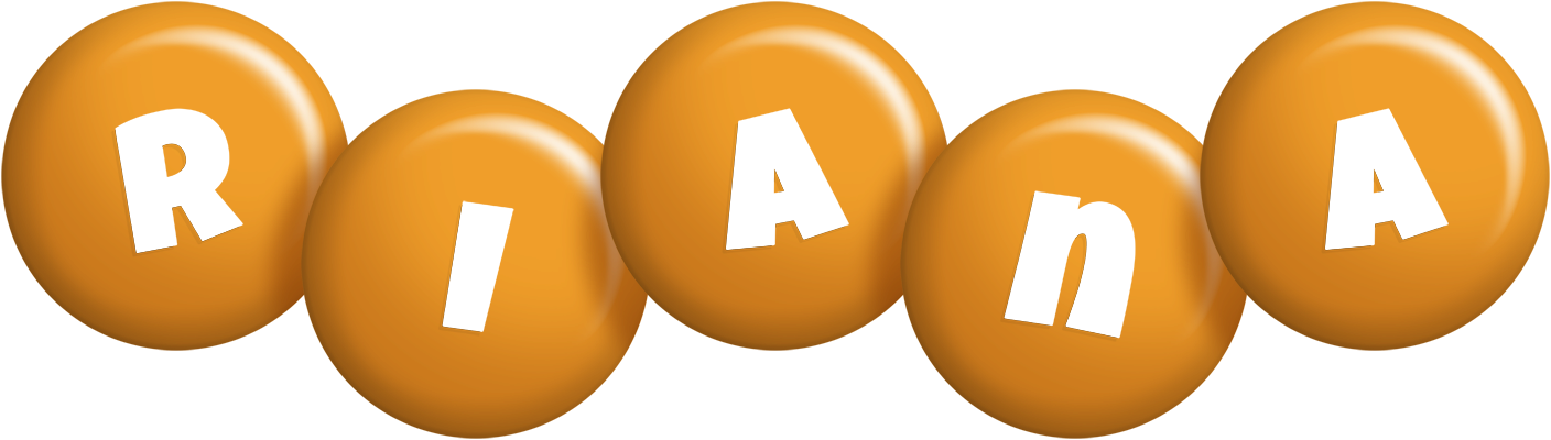 Riana candy-orange logo