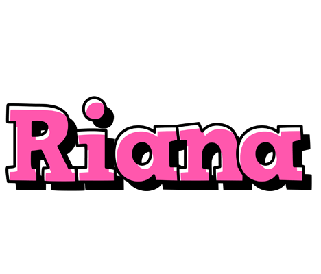 Riana girlish logo