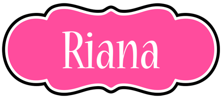 Riana invitation logo