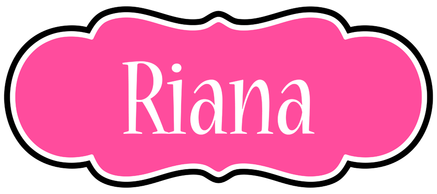 Riana invitation logo