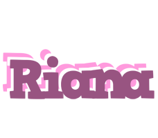 Riana relaxing logo