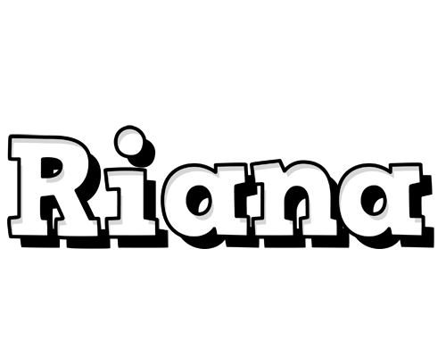 Riana snowing logo