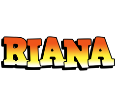 Riana sunset logo