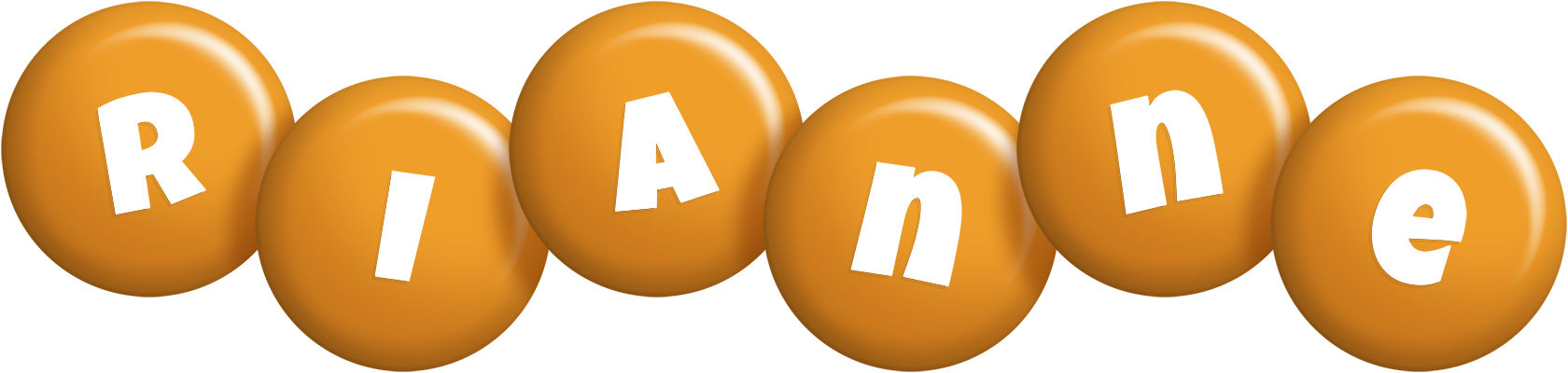 Rianne candy-orange logo