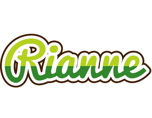 Rianne golfing logo