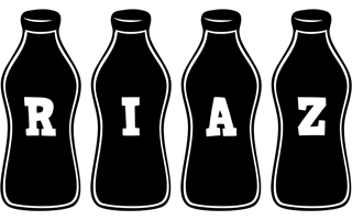 Riaz bottle logo