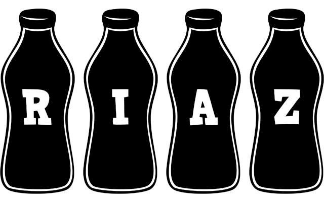 Riaz bottle logo